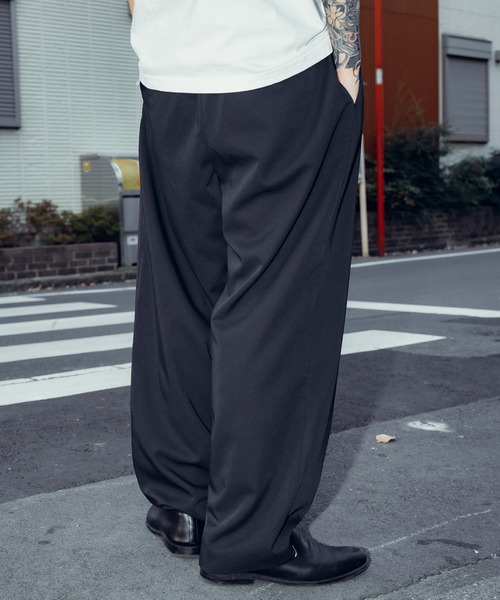 Subciety(サブサエティ)の「Tack wide pants(その他パンツ・メンズ・カーキ/ブラック/ベージュ/ブルー・マルチサイズ)」の12枚目の写真