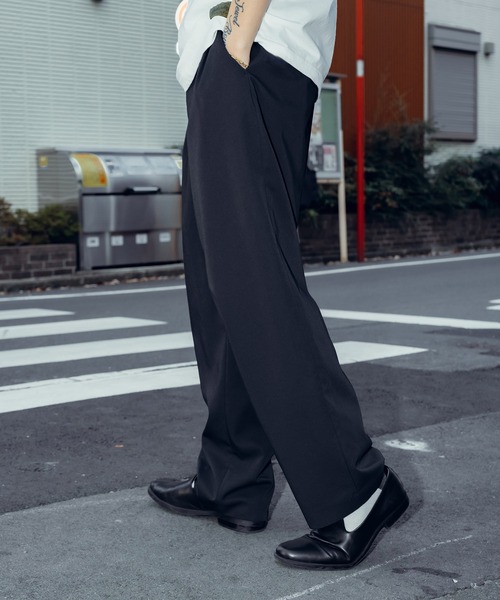 Subciety(サブサエティ)の「Tack wide pants(その他パンツ・メンズ・カーキ/ブラック/ベージュ/ブルー・マルチサイズ)」の13枚目の写真