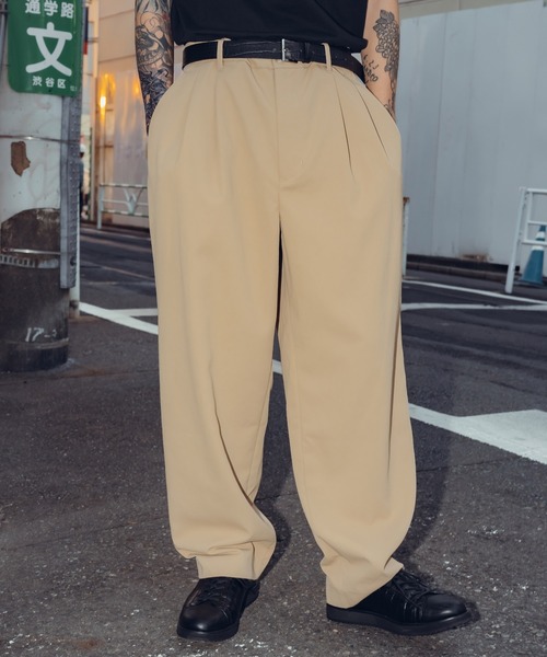 Subciety(サブサエティ)の「Tack wide pants(その他パンツ・メンズ・カーキ/ブラック/ベージュ/ブルー・マルチサイズ)」の22枚目の写真