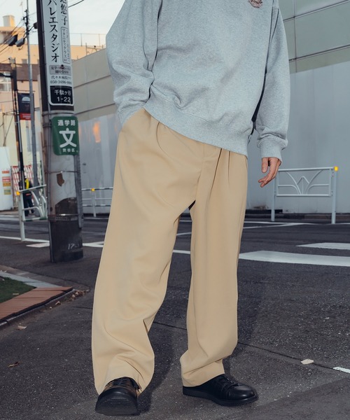 Subciety(サブサエティ)の「Tack wide pants(その他パンツ・メンズ・カーキ/ブラック/ベージュ/ブルー・マルチサイズ)」の15枚目の写真