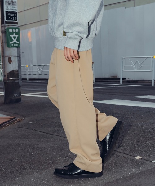 Subciety(サブサエティ)の「Tack wide pants(その他パンツ・メンズ・カーキ/ブラック/ベージュ/ブルー・マルチサイズ)」の18枚目の写真
