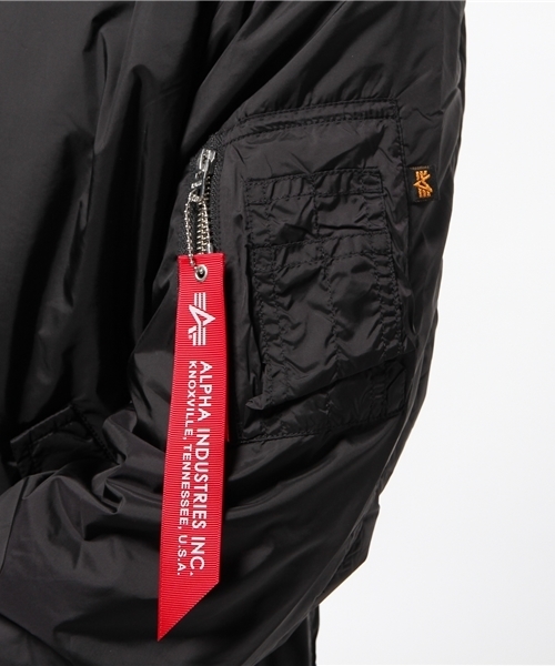 ※ALPHA（アルファ）の「【ALPHAXCIAOPANICTYPY】リバーシブルMA-1（ブルゾン・メンズ・ブラック/オリーブ・MEDIUM/LARGE）」の13枚目の写真