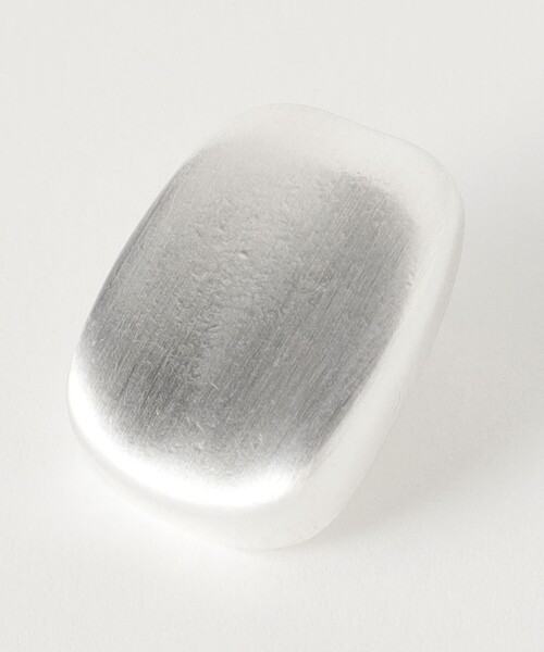 green label relaxing（グリーンレーベルリラクシング）の「スクエアプレート ピアス（ピアス（両耳用）・レディース・ゴールド/シルバー・FREE）」の7枚目の写真