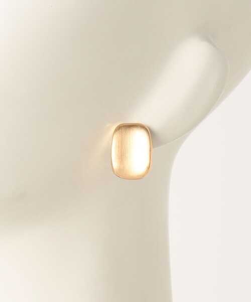 green label relaxing（グリーンレーベルリラクシング）の「スクエアプレート ピアス（ピアス（両耳用）・レディース・ゴールド/シルバー・FREE）」の11枚目の写真