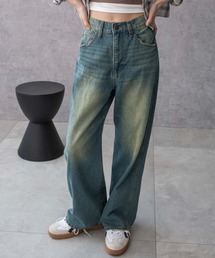 WEGO | WEGO/【25年秋冬新色登場】ストレートデニムパンツ(デニムパンツ)
