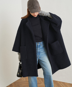 22AW＊美品 FRAMeWORK ポンチョコート【定価4.9万】 ≪追加予約≫撥水防風ポンチョコート（その他ブルゾン／アウター