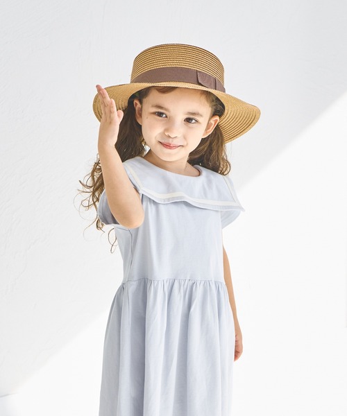 おまとめ価格　新色ピンパネール　フリル付きセーラーカラー　キッズワンピース おまとめ価格 新色ピンパネール フリル付きセーラーカラー