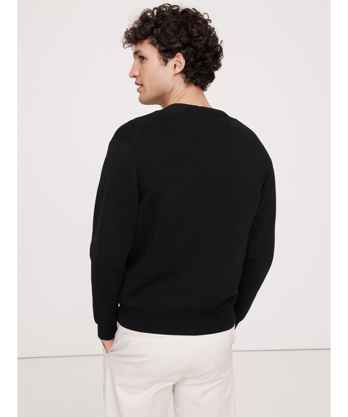 Banana Republic(バナナリパブリック)の「リラックス コットン カーディガンセーター◆(カーディガン/ボレロ・メンズ・アイボリー/ブラック/ネイビー・S/M/L/XL)」の6枚目の写真