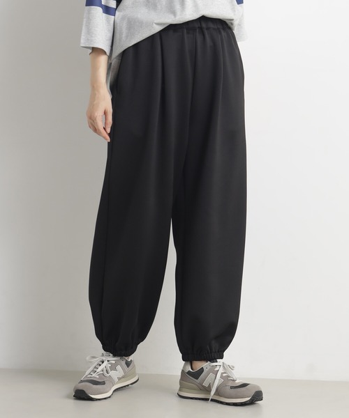 FOUND GOOD（ファウンドグッド）の「ポンチジョガーワイドP（その他パンツ・レディース・ブラウン系3/ブラック/ネイビー・S/L/M）」の2枚目の写真