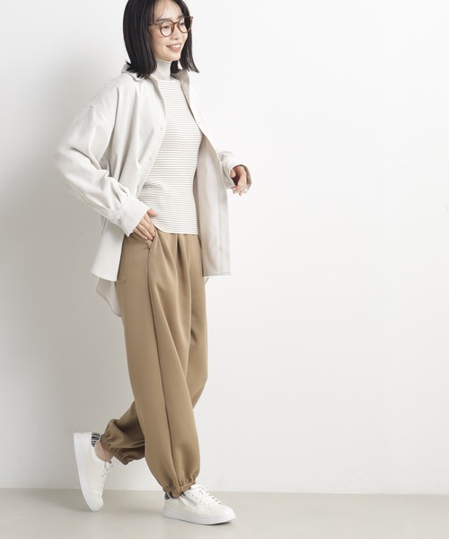 FOUND GOOD（ファウンドグッド）の「ポンチジョガーワイドP（その他パンツ・レディース・ブラウン系3/ブラック/ネイビー・S/L/M）」の11枚目の写真