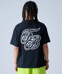 FUBU フブ ブランド カーリー ロゴ 刺繍 アメカジ クルーネック 半袖 Tシャツ ティーシャツ