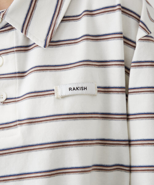 w closet（ダブルクローゼット）の「ボーダーポロT（Tシャツ/カットソー・レディース・パープル/ブルー/アイボリー・FREE）」の17枚目の写真