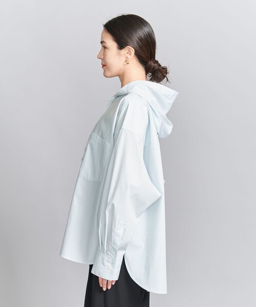 BEAUTY&YOUTH UNITED ARROWS（ビューティーアンドユースユナイテッドアローズ）の「フード ボリュームシャツ（シャツ/ブラウス・レディース・ホワイト/ダークグレー/ライトブルー/コバルトブルー・S/M）」の18枚目の写真