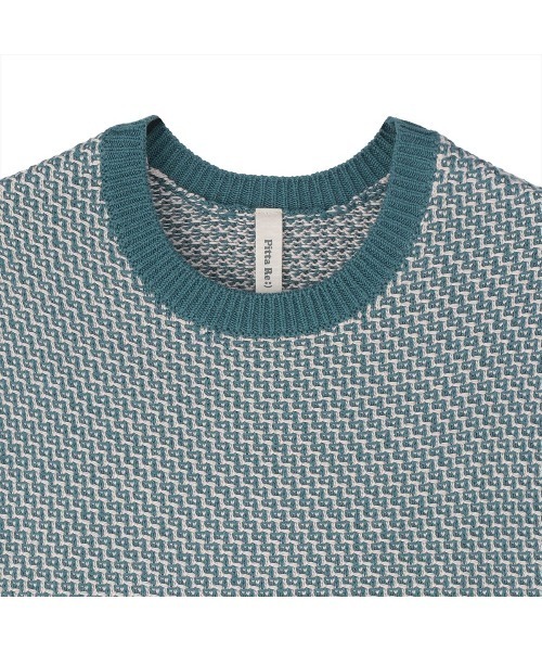 TOKYO SHIRTS（トウキョウシャツ）の「鹿の子フレンチ レディースニットベスト（ベスト・レディース・ライトグレー/グリーン・M/L）」の10枚目の写真