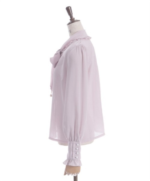 axes femme（アクシーズファム）の「サクラ刺繍リボンブラウス（シャツ/ブラウス・レディース・ピンク/ネイビー/キナリ・FREE）」の16枚目の写真