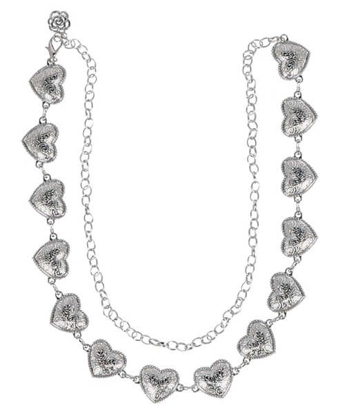 coca（coca）（コカ）の「【WEB限定セール】ハートコンチョベルト（ベルト・レディース・シルバー・ONE SIZE）」の8枚目の写真