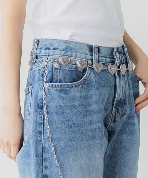 coca（coca）（コカ）の「【WEB限定セール】ハートコンチョベルト（ベルト・レディース・シルバー・ONE SIZE）」の11枚目の写真