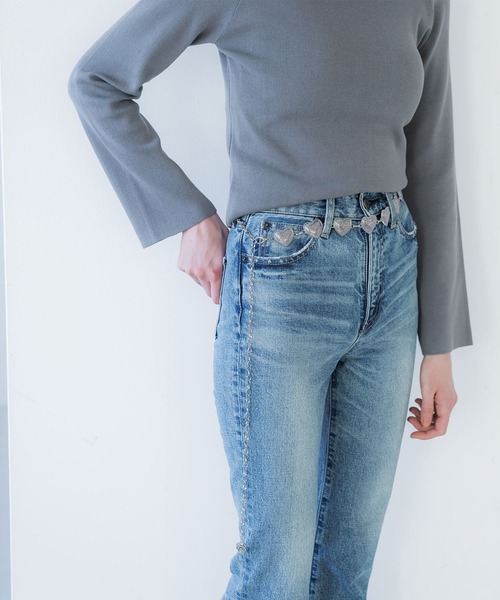 coca（coca）（コカ）の「【WEB限定セール】ハートコンチョベルト（ベルト・レディース・シルバー・ONE SIZE）」の7枚目の写真