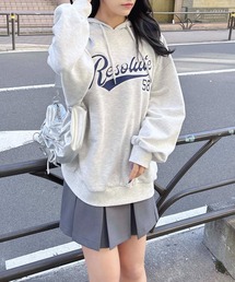 ベースボールロゴパーカーチュニック