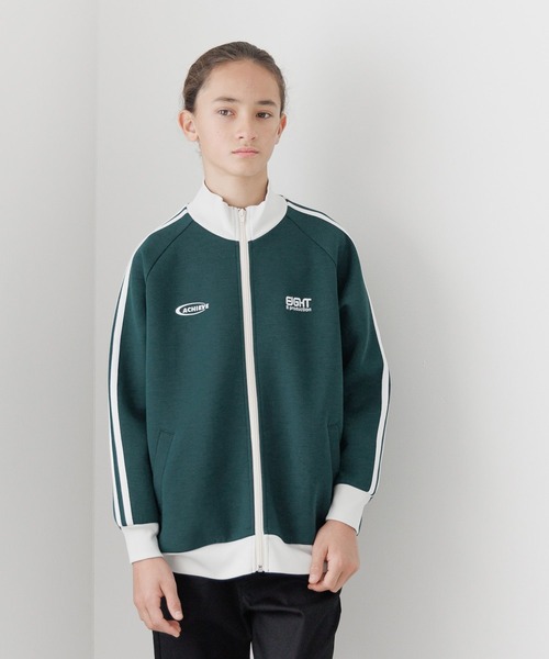 GLOBAL WORK（グローバルワーク）の「BIGトラックジャケット/291990（ジャージ・キッズ・ホワイト×ネイビー/グリーン・150cm/140cm/160cm/170cm）」の22枚目の写真