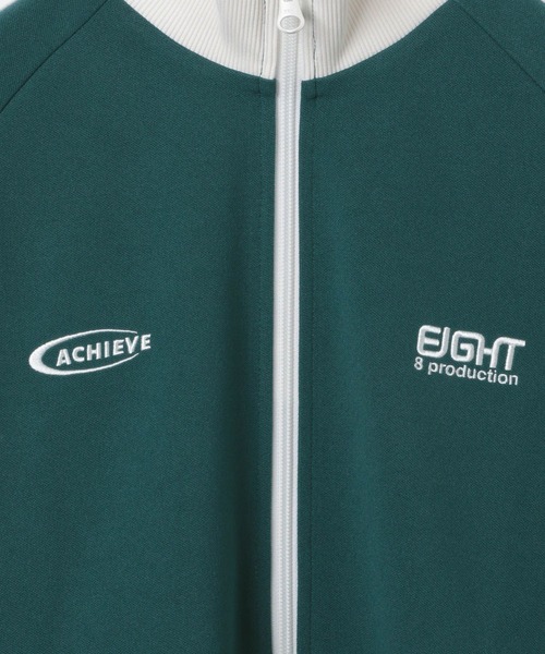 GLOBAL WORK（グローバルワーク）の「BIGトラックジャケット/291990（ジャージ・キッズ・ホワイト×ネイビー/グリーン・150cm/140cm/160cm/170cm）」の11枚目の写真