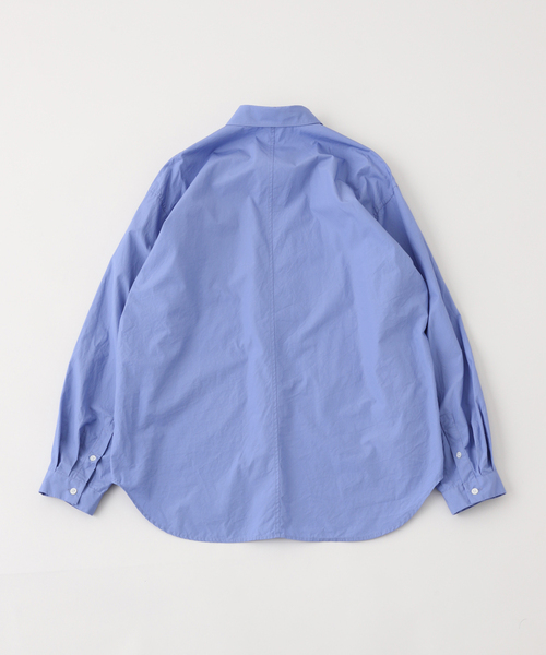ATON（エイトン）の「ATON (エイトン) SUVIN BROAD WASHED SHIRT BLAGGM0004（シャツ/ブラウス・メンズ・ホワイト/ブルー系その他・6/4）」の3枚目の写真