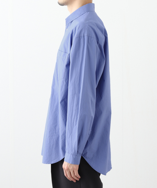 ATON（エイトン）の「ATON (エイトン) SUVIN BROAD WASHED SHIRT BLAGGM0004（シャツ/ブラウス・メンズ・ホワイト/ブルー系その他・6/4）」の7枚目の写真