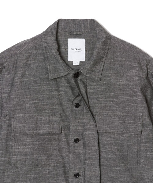 CRIMIE（クライミー）の「JUNGLE FATIGUE CHAMBRAY JACKET（カバーオール・メンズ・ネイビー/ブラック・M/S/XXL/XL/L）」の6枚目の写真