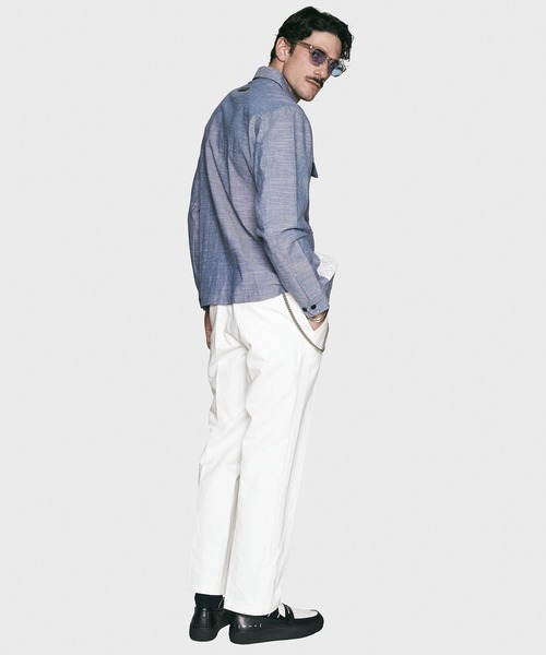 CRIMIE（クライミー）の「JUNGLE FATIGUE CHAMBRAY JACKET（カバーオール・メンズ・ネイビー/ブラック・M/S/XXL/XL/L）」の17枚目の写真