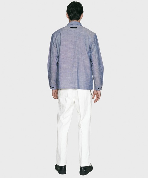 CRIMIE（クライミー）の「JUNGLE FATIGUE CHAMBRAY JACKET（カバーオール・メンズ・ネイビー/ブラック・M/S/XXL/XL/L）」の18枚目の写真