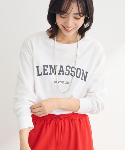 Green　Parks（グリーンパークス）の「BEST PRICE アソート長袖ロゴTシャツ（Tシャツ/カットソー・レディース・ブラック/ブルー/グリーン/ダークグレー・FREE）」の3枚目の写真