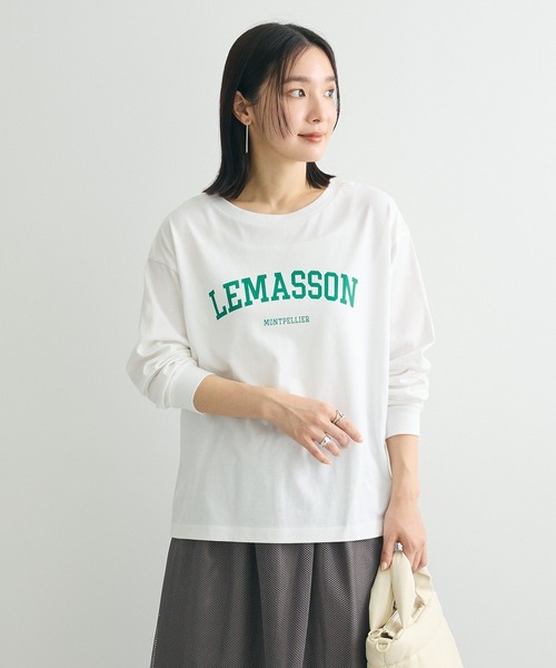 Green　Parks（グリーンパークス）の「BEST PRICE アソート長袖ロゴTシャツ（Tシャツ/カットソー・レディース・ブラック/ブルー/グリーン/ダークグレー・FREE）」の20枚目の写真