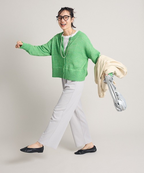 Green　Parks（グリーンパークス）の「BEST PRICE アソート長袖ロゴTシャツ（Tシャツ/カットソー・レディース・ブラック/ブルー/グリーン/ダークグレー・FREE）」の6枚目の写真