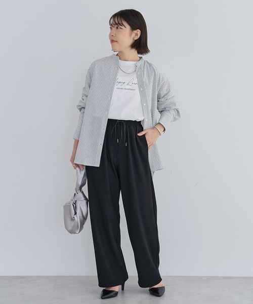 Green　Parks（グリーンパークス）の「BEST PRICE アソート長袖ロゴTシャツ（Tシャツ/カットソー・レディース・ブラック/ブルー/グリーン/ダークグレー・FREE）」の10枚目の写真