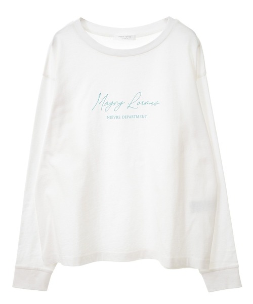 Green　Parks（グリーンパークス）の「BEST PRICE アソート長袖ロゴTシャツ（Tシャツ/カットソー・レディース・ブラック/ブルー/グリーン/ダークグレー・FREE）」の5枚目の写真