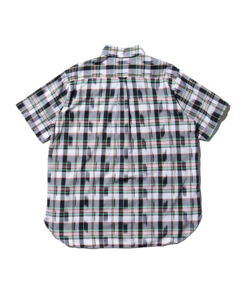 BEAMS PLUS(ビームスプラス)の「イカット マドラス プルオーバー ボタンダウン シャツ クラシック フィット(シャツ/ブラウス・メンズ・ブルー/ホワイト/イエロー・S/M/XL/L)」の6枚目の写真