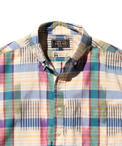 専用セット BEAMS PLUS (hb) 日本製 ボタンダウンシャツ マドラス BEAMS MEN｜BEAMS PLUS | マドラスチェック 半袖 ボタンダウン