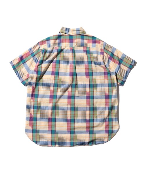 BEAMS PLUS(ビームスプラス)の「イカット マドラス プルオーバー ボタンダウン シャツ クラシック フィット(シャツ/ブラウス・メンズ・ブルー/ホワイト/イエロー・S/M/XL/L)」の13枚目の写真