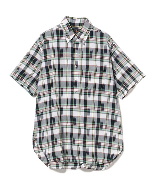 BEAMS PLUS(ビームスプラス)の「イカット マドラス プルオーバー ボタンダウン シャツ クラシック フィット(シャツ/ブラウス・メンズ・ブルー/ホワイト/イエロー・S/M/XL/L)」の21枚目の写真