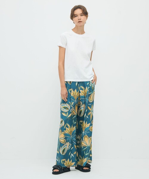 シルクツイルバンドゥ、フラワープリント 11008SF3DGS0202565001?$VS_1500$