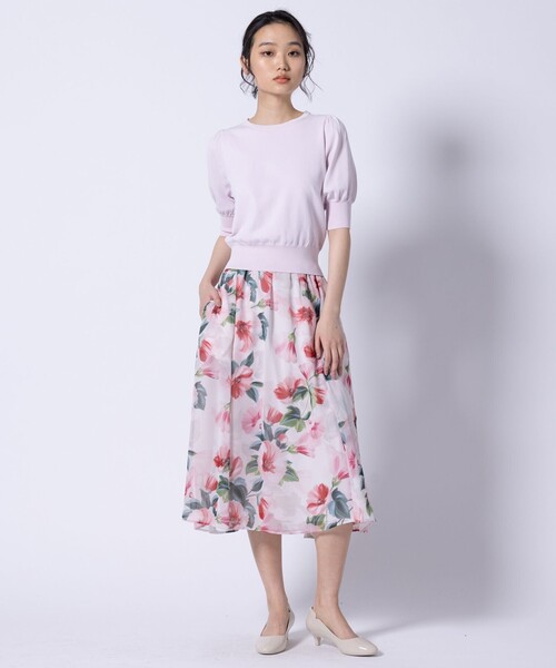 TOCCA(トッカ)の「FULL BLOOM PEONY SKIRT スカート(スカート・レディース・ピンク系5/グリーン系5・0/4)」の17枚目の写真