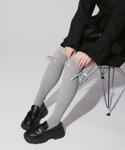 専用✴︎リスりんごJSK、ニーハイ Lolita Ribbon Knee High Socks / ロリータリボンニー