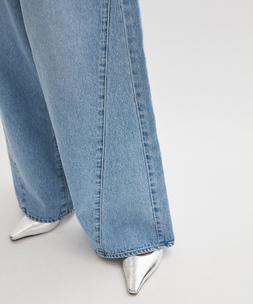 NEEDBY heritage（ニードバイヘリテージ）の「【NEEDBY for ADAM ET ROPE'】別注 BONNIE カスタムフレア（デニムパンツ・レディース・ブルー/ブラック・23/24/25/26）」の14枚目の写真