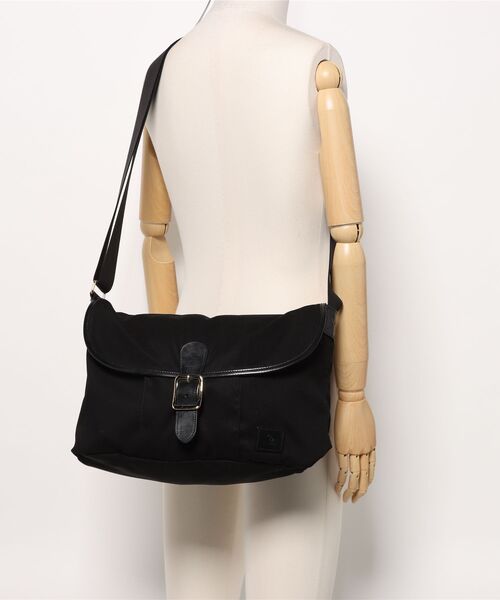 GLENROYAL（グレンロイヤル）の「【GLENROYAL/グレンロイヤル】J2-0031 フラップショルダーバッグ(ブリティッシュツイル)（ショルダーバッグ・メンズ・ブラック/ベージュ・00）」の14枚目の写真