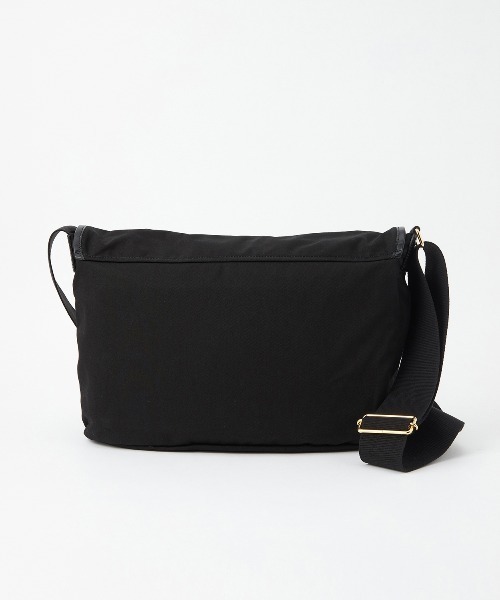 GLENROYAL（グレンロイヤル）の「【GLENROYAL/グレンロイヤル】J2-0031 フラップショルダーバッグ(ブリティッシュツイル)（ショルダーバッグ・メンズ・ブラック/ベージュ・00）」の3枚目の写真