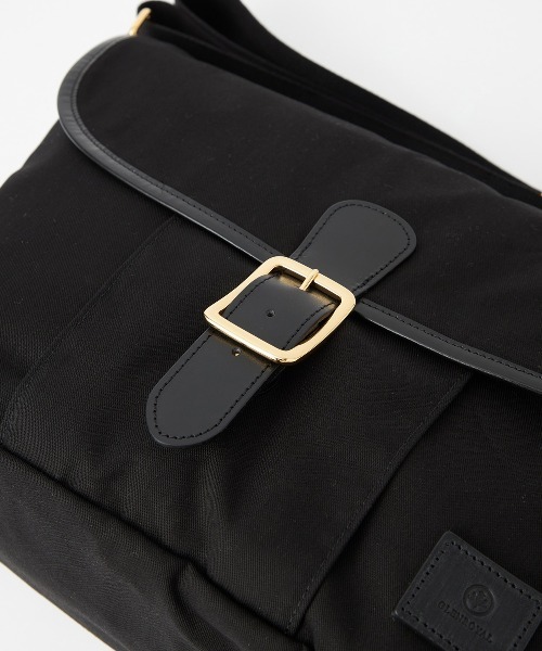 GLENROYAL（グレンロイヤル）の「【GLENROYAL/グレンロイヤル】J2-0031 フラップショルダーバッグ(ブリティッシュツイル)（ショルダーバッグ・メンズ・ブラック/ベージュ・00）」の9枚目の写真