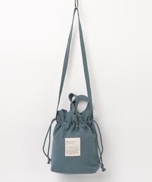 インド綿2WAY巾着ショルダーバッグ
