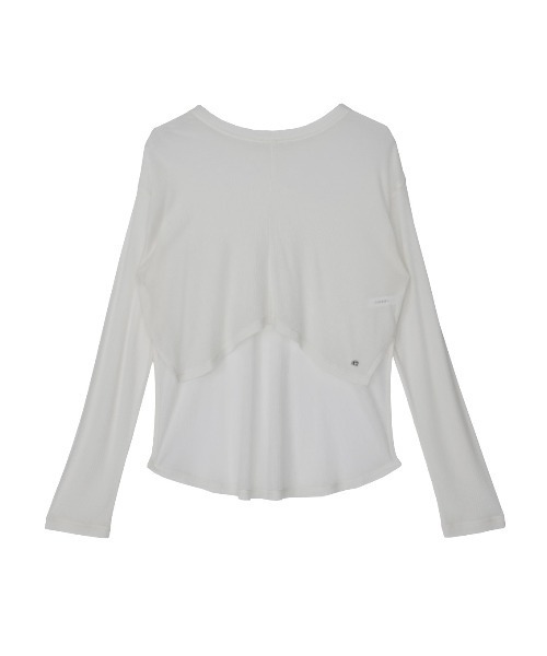 Ameri（アメリ）の「2WAY FEELS GOOD LS TEE（Tシャツ/カットソー