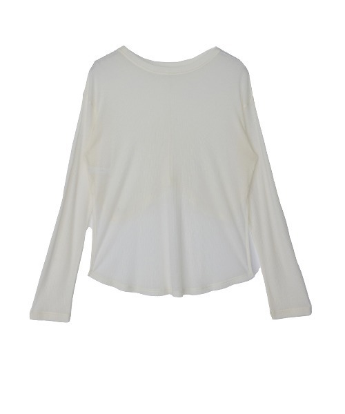 トップス Ameri vintage 2WAY FEELS GOOD LS TEE セール】2WAY FEELS GOOD LS TEE（Tシャツ/カットソー）｜Ameri