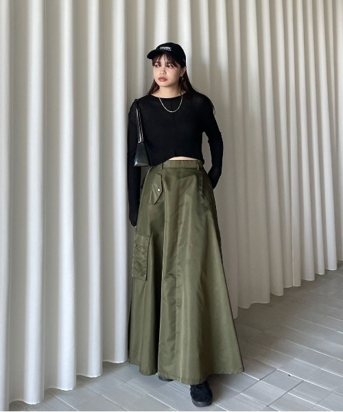 トップス Ameri vintage 2WAY FEELS GOOD LS TEE 2WAY FEELS GOOD LS TEE